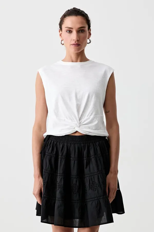 Levi's Levi's top ženski bombažen TWISTED FEMME SS