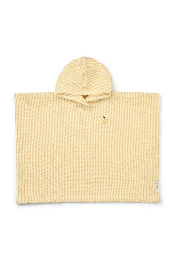 Liewood Liewood brisača za na plažo bombažna Paco Poncho Embroidery