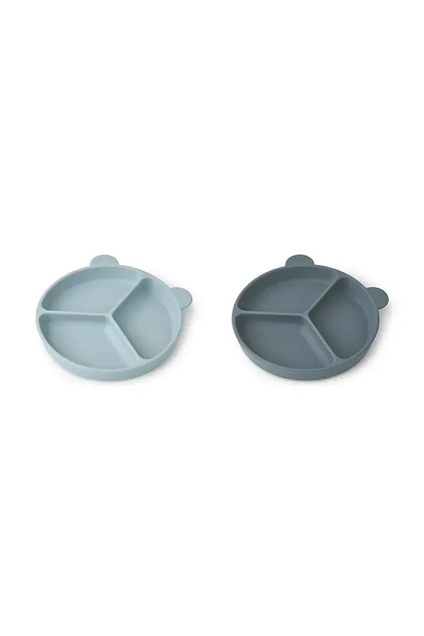 Liewood Liewood Komplet krožnikov Liewood Stacy Divider Suction Plate 2-Pack 2-pack