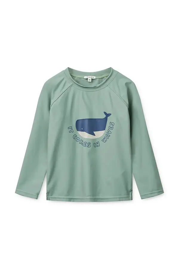 Liewood Liewood kopalni zgornji del z dolgimi rokavi otroški Noah Placement Longsleeve Swim Tee