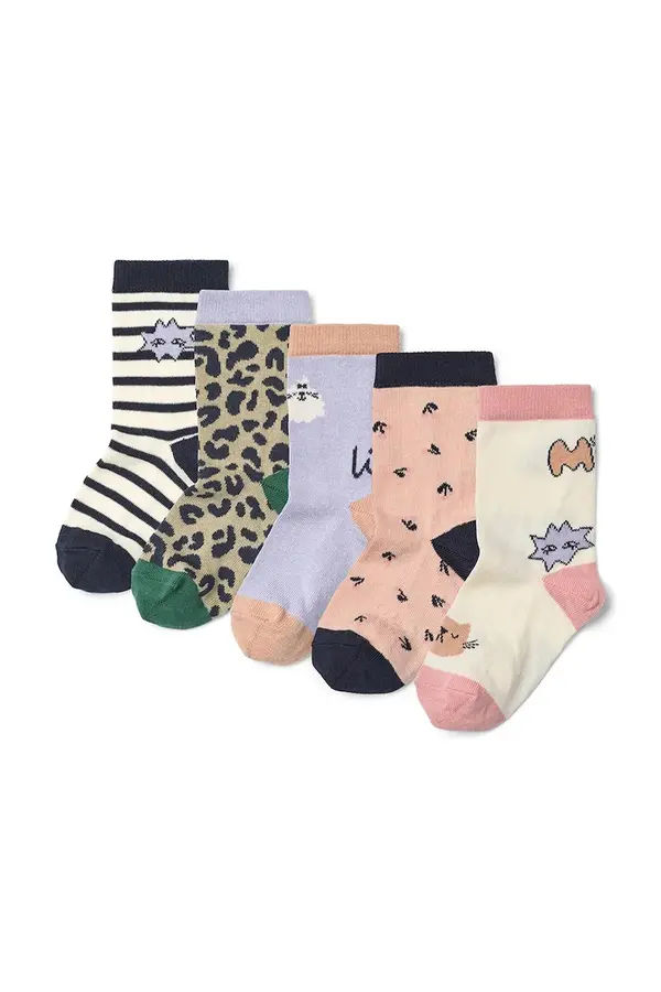 Liewood Liewood nogavice otroške Silas Socks 5-Pack paket 5 kosov