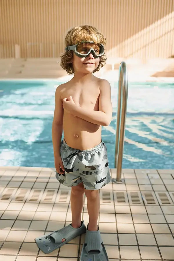 Liewood Liewood otroške kopalne kratke hlače Aiden Printed Board Shorts