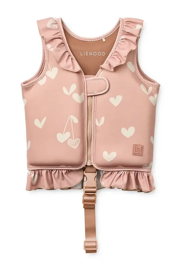 Liewood Liewood plavalni jopič Dove Swim Vest w Frill