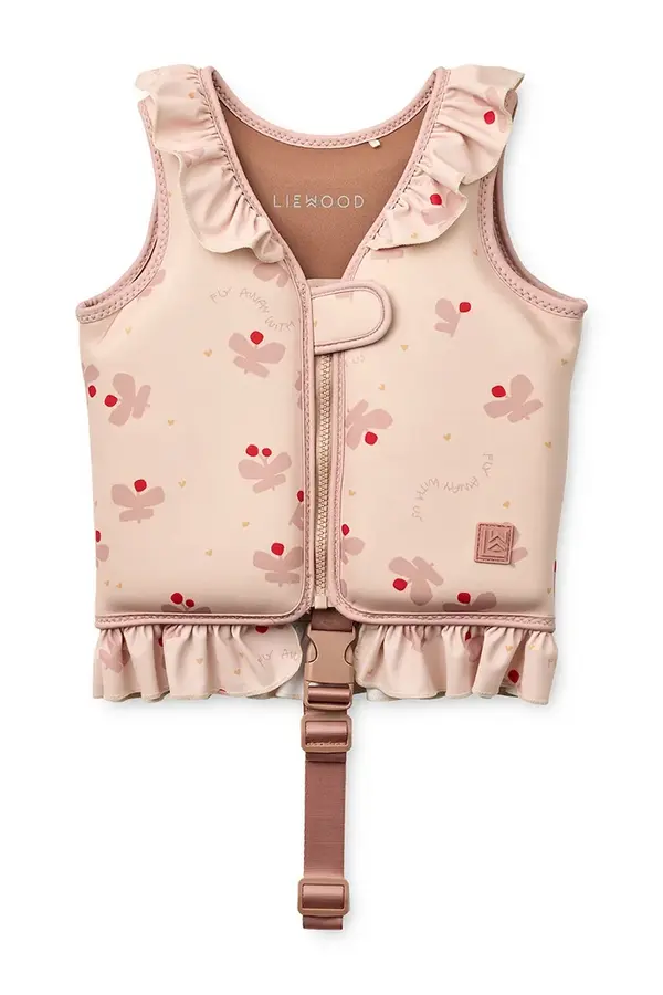 Liewood Liewood plavalni jopič Dove Swim Vest w Frill