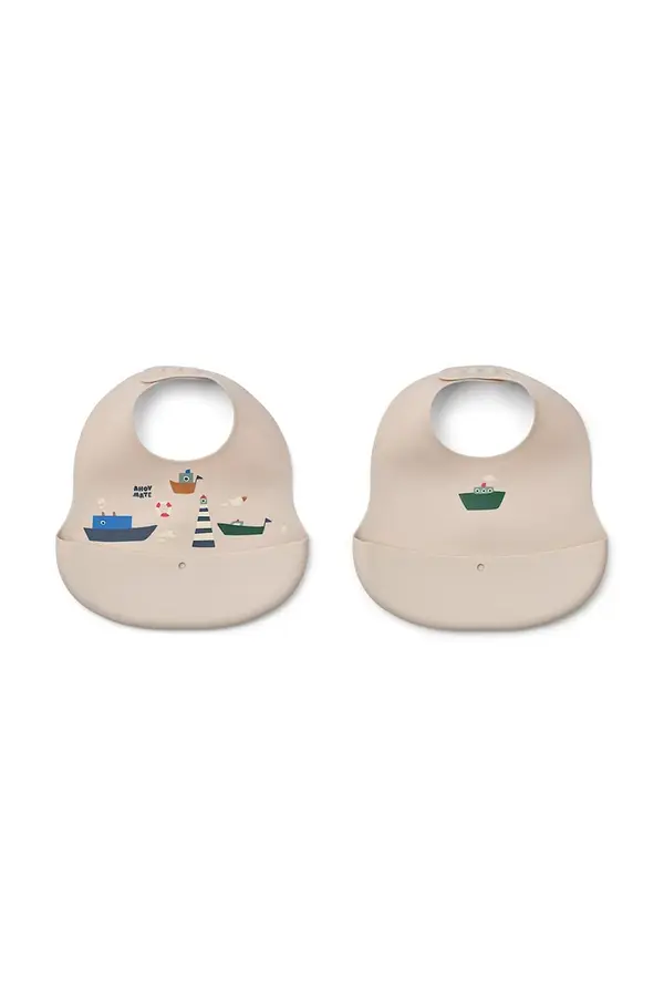 Liewood Liewood slinček Ember Printed Bib 2-pack
