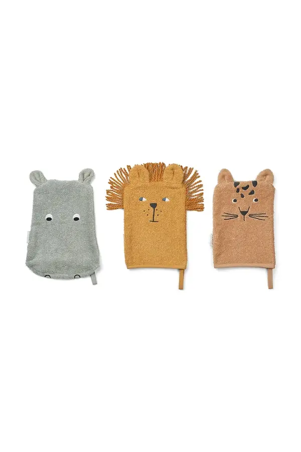 Liewood Liewood Sylvester otroška krpica za umivanje Sylvester  Washcloth 3-Pack