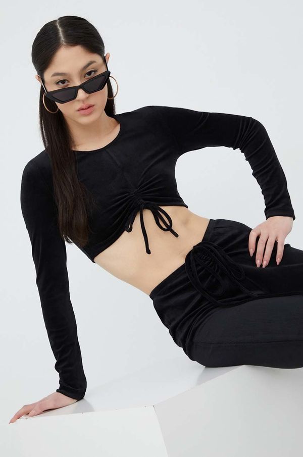 Sixth June Longsleeve Sixth June ženski, črna barva