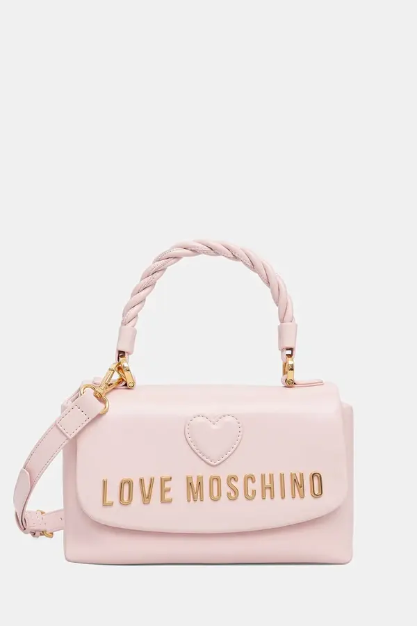 Love Moschino Love Moschino crossbody torbica ženska usnjena