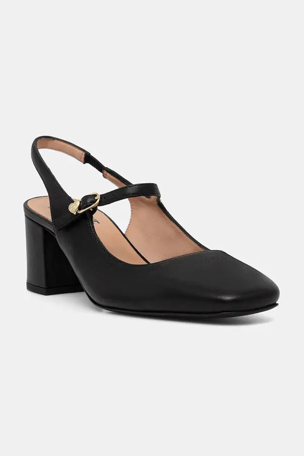 Love Moschino Love Moschino salonke s polno peto (blok) usnjene