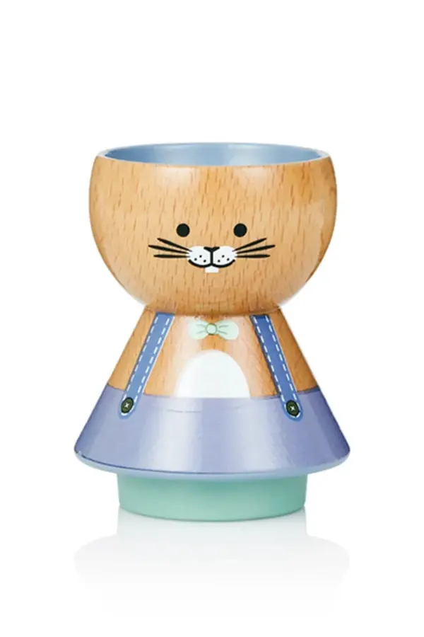 Lucie Kaas Lucie Kaas podstavek za jajce iz bukovega lesa BORDFOLK - Bunny 7 cm