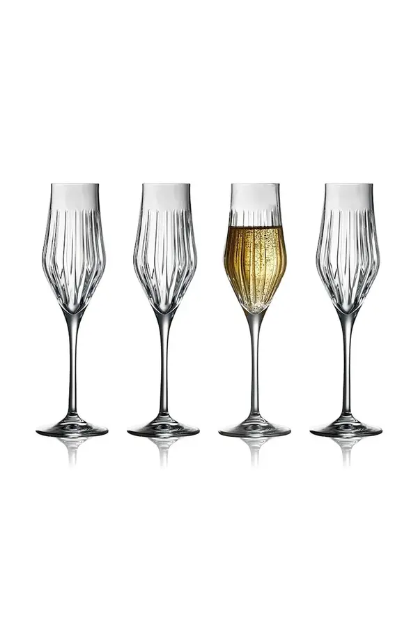 Lyngby Glas Lyngby Glas komplet kozarcev na peclju za šampanjec iz kristalnega stekla 230 ml
