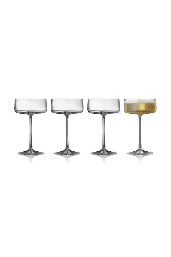 Lyngby Glas Lyngby Glas komplet kozarcev na peclju za šampanjec iz kristalnega stekla 260 ml