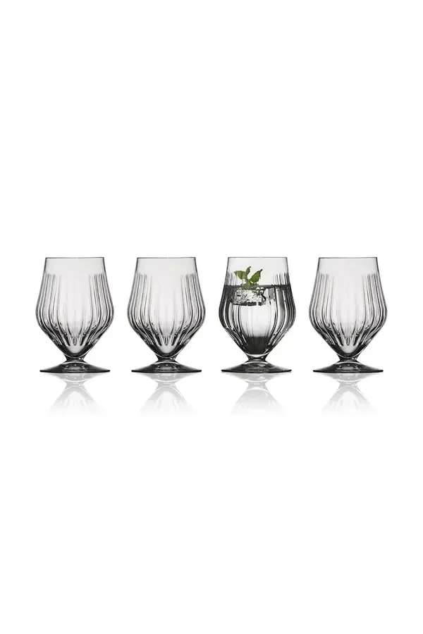 Lyngby Glas Lyngby Glas komplet kozarcev na peclju za vodo iz barvanega stekla 400 ml