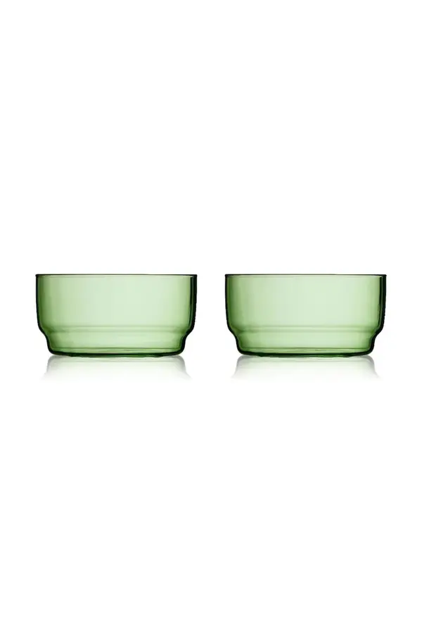 Lyngby Glas Lyngby Glas komplet skledic iz barvanega stekla 12 cm