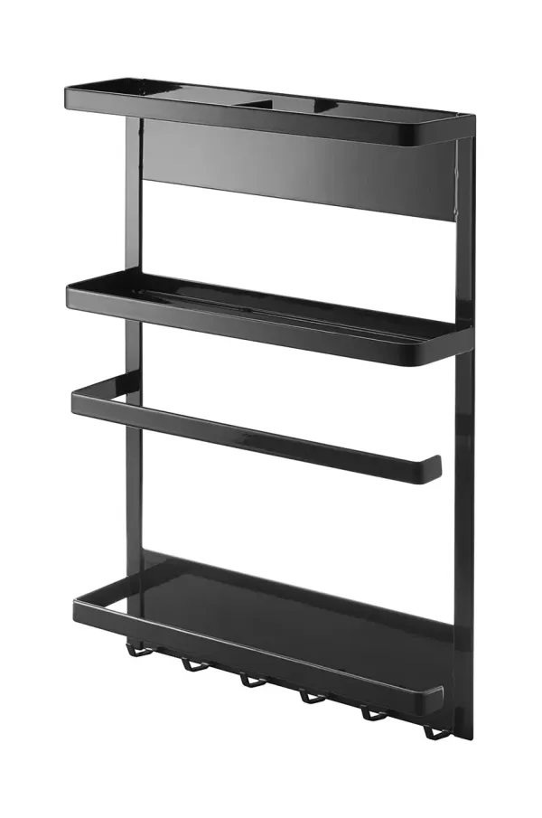 Yamazaki Magnetna podporna polica Yamazaki Tower črna barva