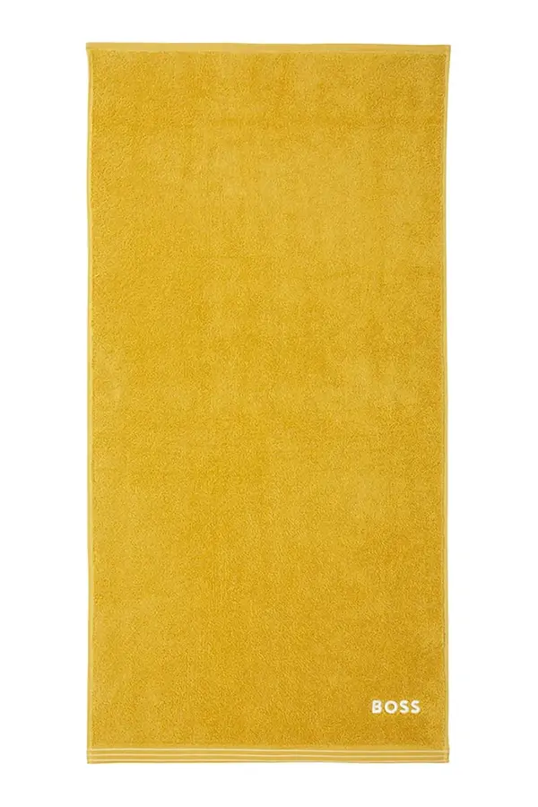 BOSS Majhna bombažna brisača BOSS EDGE Citrus 50 x 100 cm