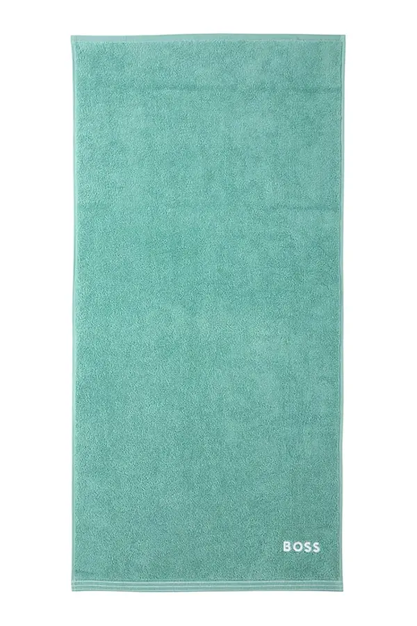 BOSS Majhna bombažna brisača BOSS EDGE Lagoon 50 x 100 cm
