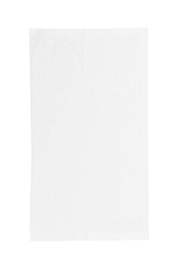 Kenzo Majhna bombažna brisača Kenzo Iconic White 45x70 cm