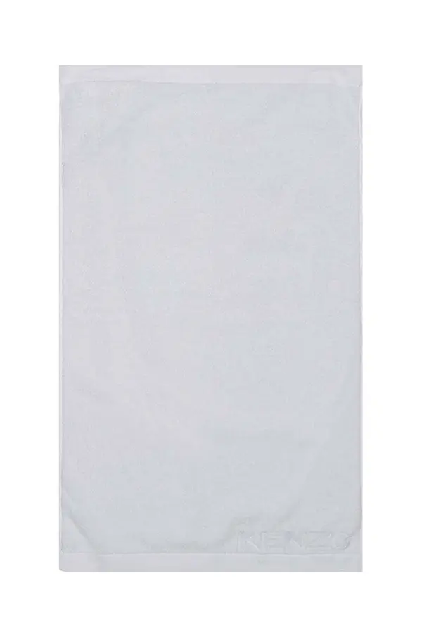 Kenzo Majhna bombažna brisača Kenzo Iconic White 55 x 100 cm