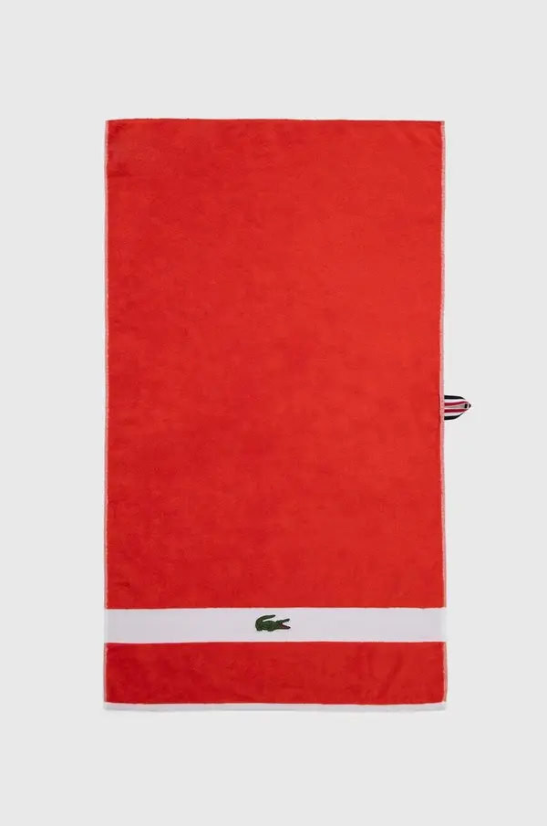Lacoste Majhna bombažna brisača Lacoste L Casual Glaieul 55 x 100 cm