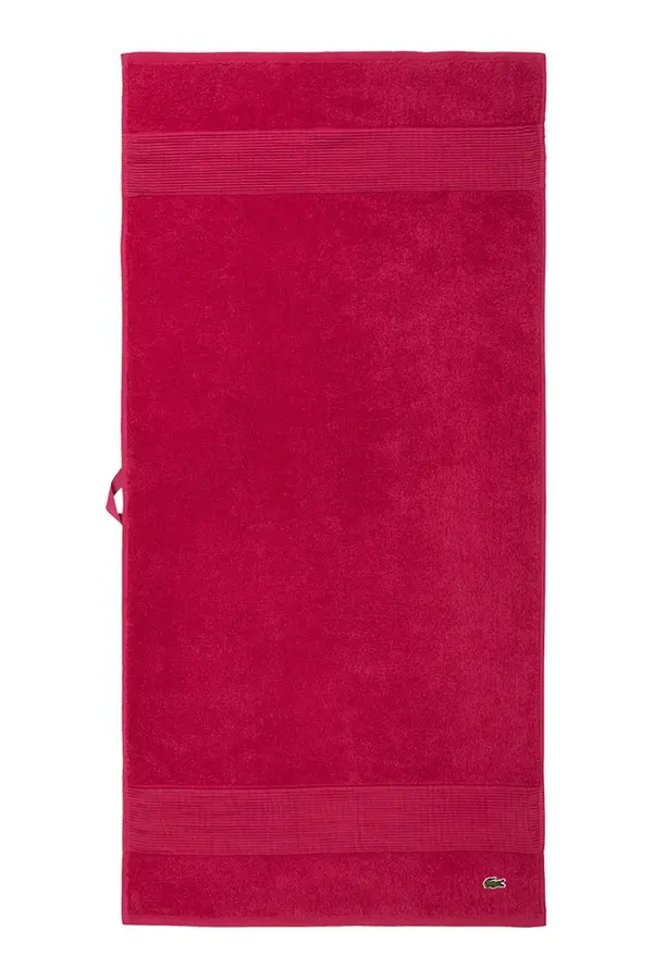 Lacoste Majhna bombažna brisača Lacoste LLECROCO Bigarreau 50 x 100 cm