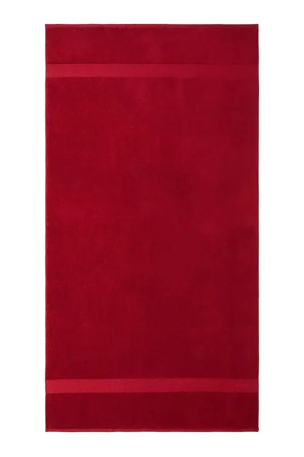 Ralph Lauren Majhna bombažna brisača Ralph Lauren AVENUE Carmin 50 x 100 cm
