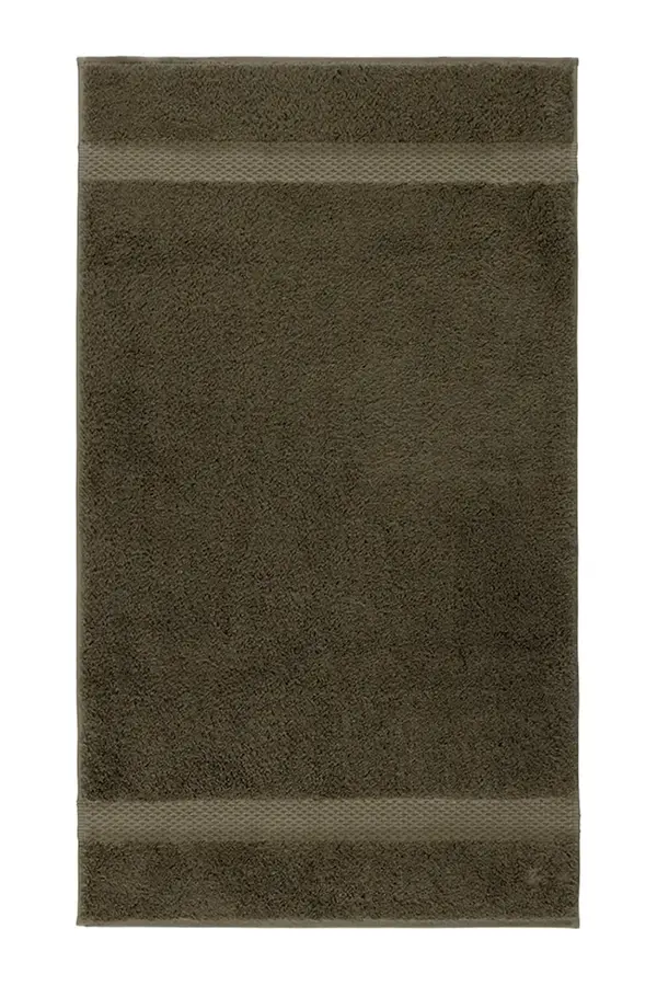 Yves Delorme Majhna brisača z bombažem Yves Delorme ETOILE Kaki 45 x 70 cm