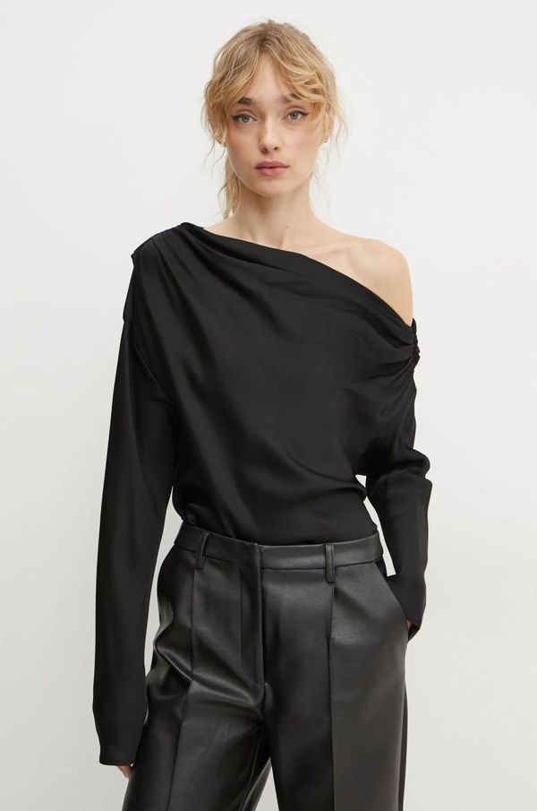 A.L.C. Majica A.L.C. ženska, črna barva, 5TOPS01789