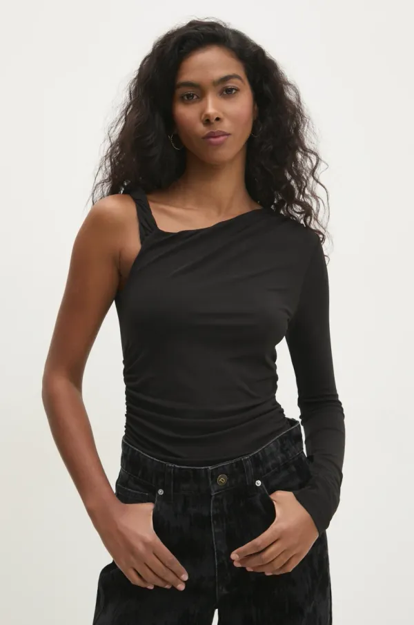 Answear Lab Majica Answear Lab ženska, črna barva