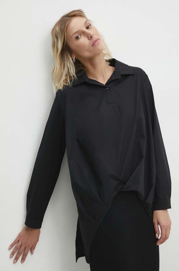 Answear Lab Majica Answear Lab ženska, črna barva