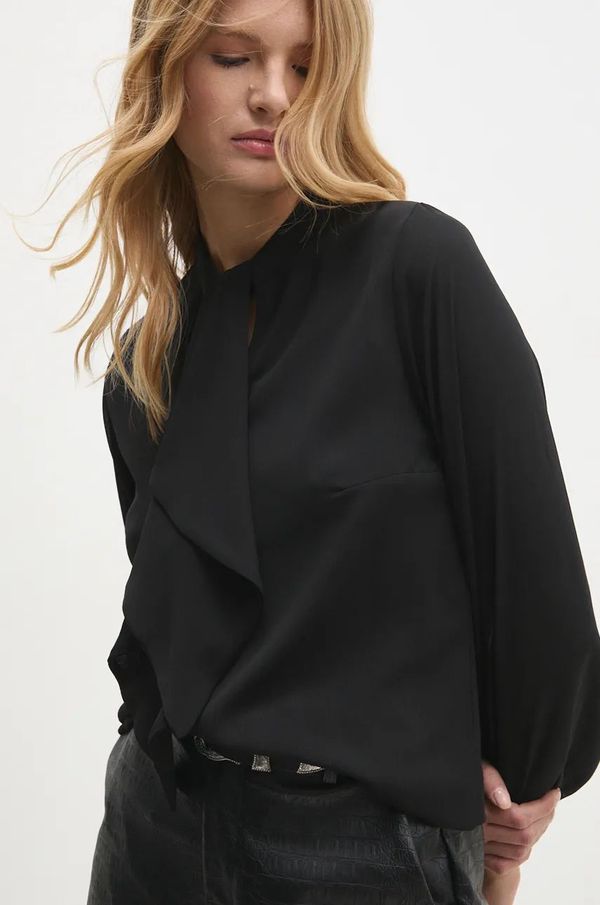 Answear Lab Majica Answear Lab ženska, črna barva