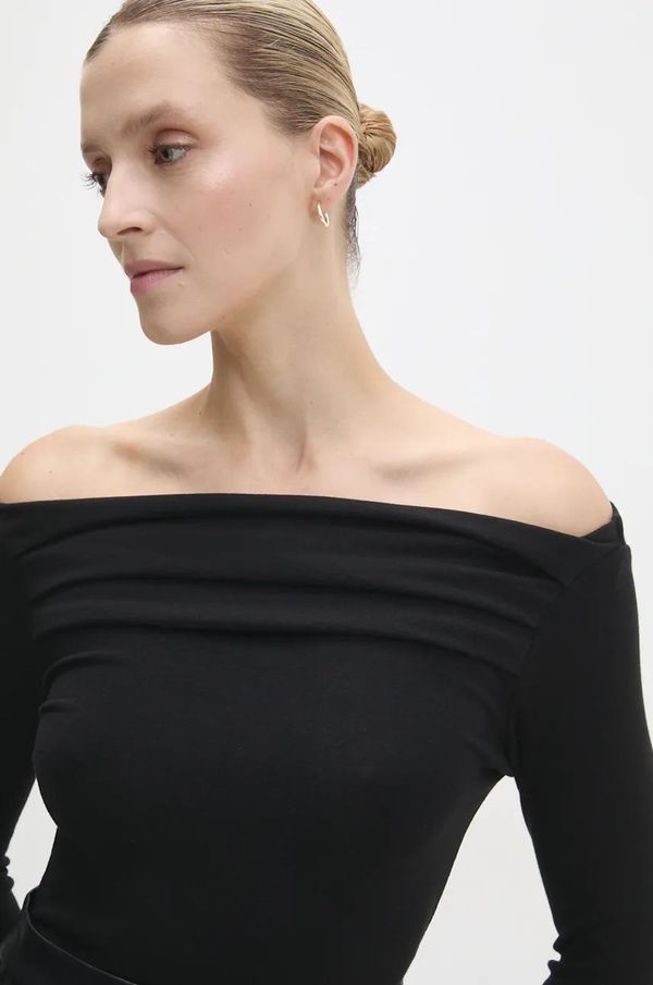 Answear Lab Majica Answear Lab ženska, črna barva