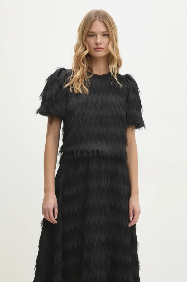 Answear Lab Majica Answear Lab ženska, črna barva