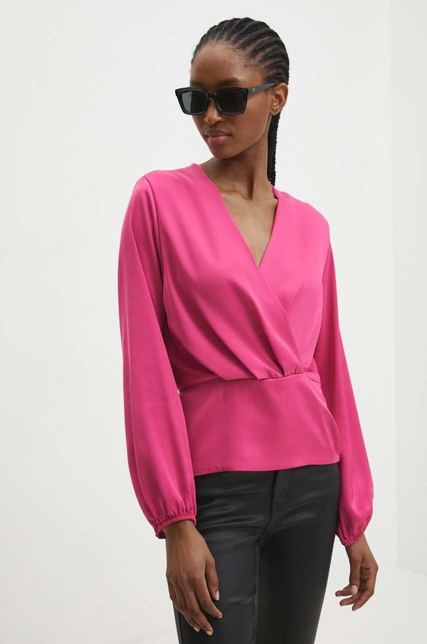 Answear Lab Majica Answear Lab ženska, roza barva