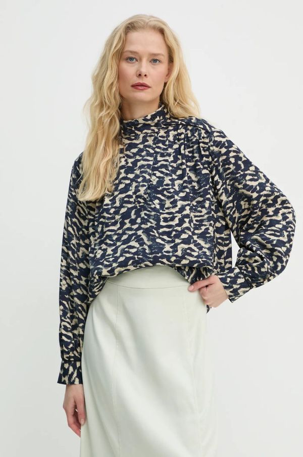 BA&SH Majica BA&SH ženska, mornarsko modra barva, 1H24ALEJ