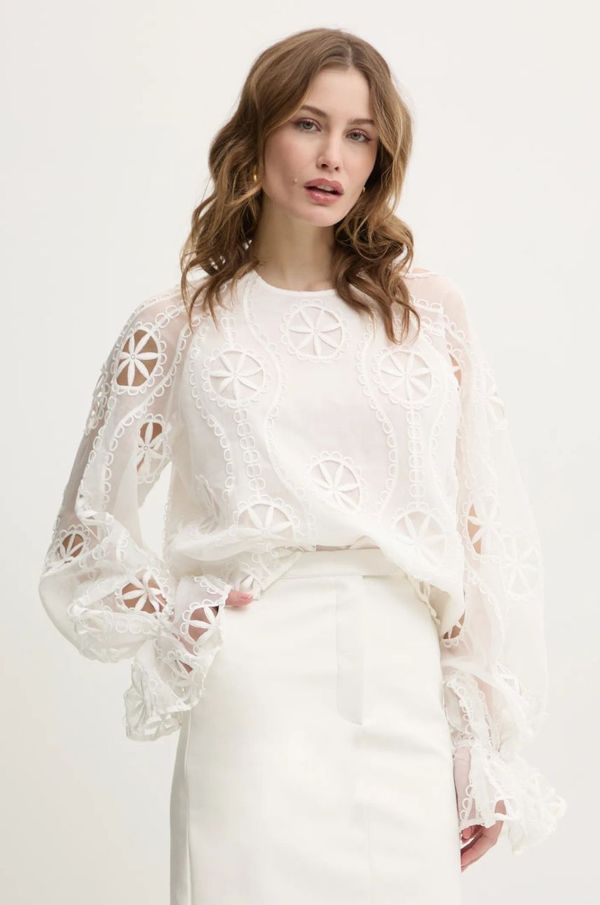 Bardot Majica Bardot ženska, bež barva, 59731TB