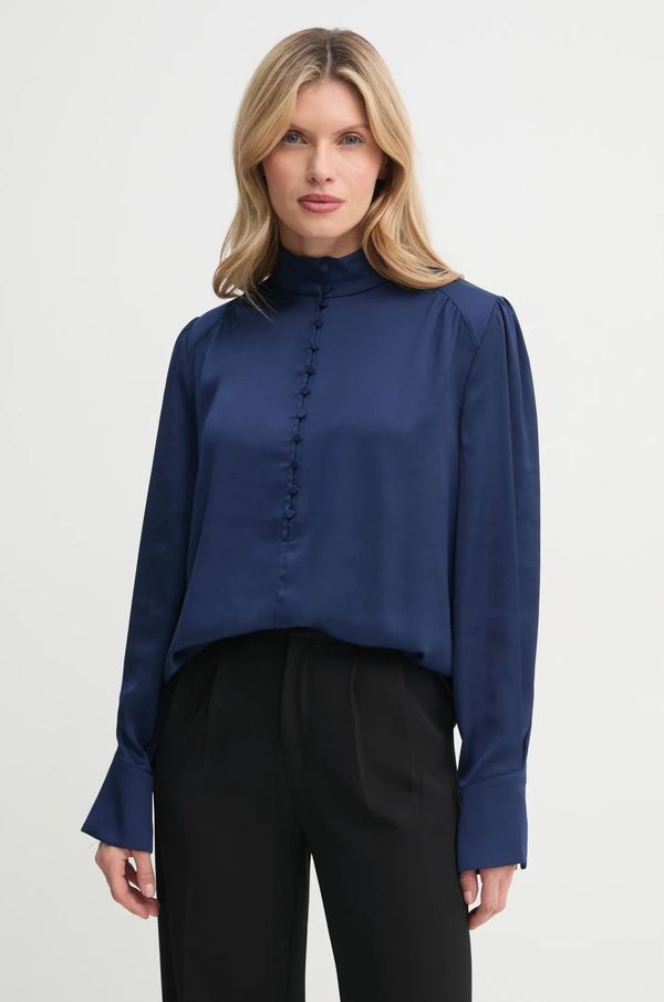 Bruuns Bazaar Majica Bruuns Bazaar ženska, mornarsko modra barva, BBW4239