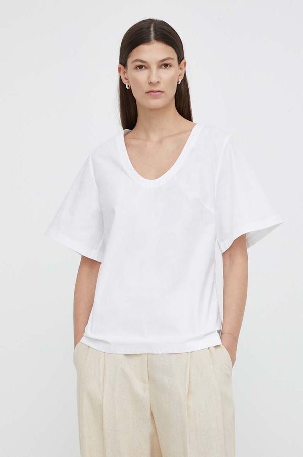 By Malene Birger Majica By Malene Birger bela barva