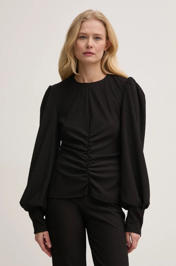 Gestuz Majica Gestuz ženska, črna barva, 10909687