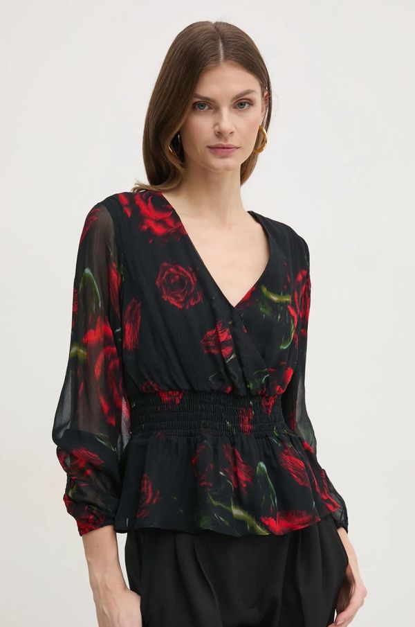 Guess Majica Guess MISHKA ženska, črna barva, W5RH71 WGWX0