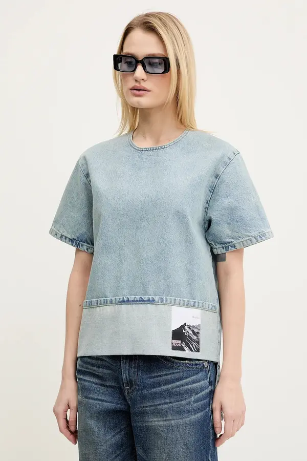 Moschino Jeans Majica iz jeansa Moschino Jeans