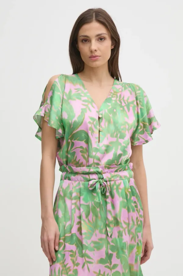 La Petite Française Majica La Petite Française BENEDICTE ženska, zelena barva, BENEDICTE