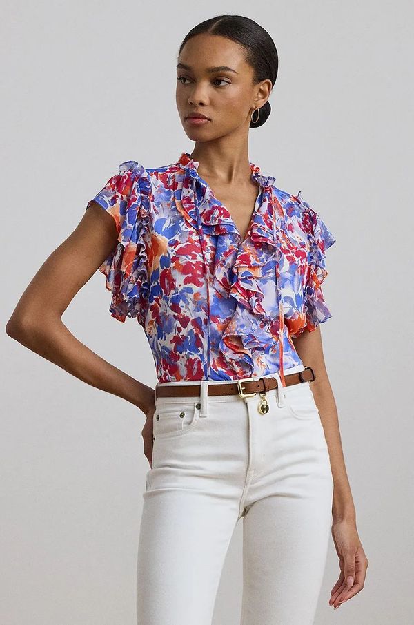 Lauren Ralph Lauren Majica Lauren Ralph Lauren ženska, bela barva, 200957184