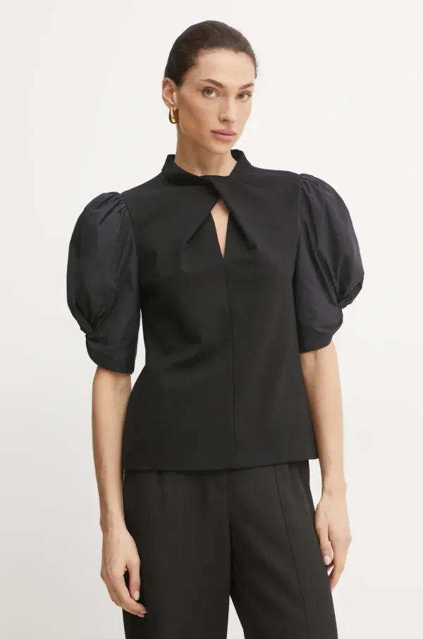 Liviana Conti Majica Liviana Conti ženska, črna barva, F5SI12