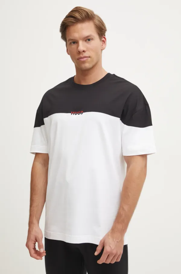 HUGO Majica lounge HUGO črna barva, 50534164