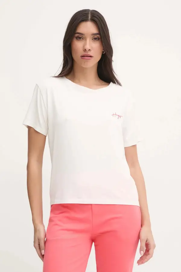 HUGO Majica lounge HUGO NIKKA_T-SHIRT
