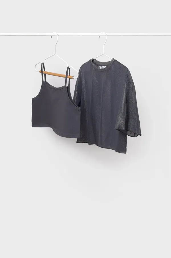 Mayoral Majica Mayoral črna barva, 6149