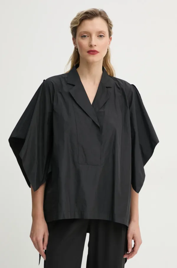 MMC STUDIO Majica MMC STUDIO ženska, črna barva, MINA