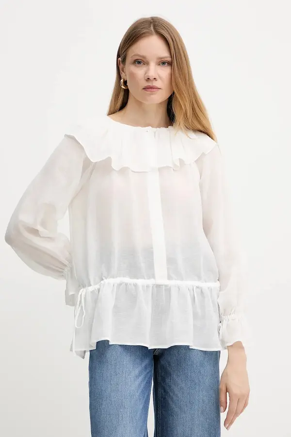 Weekend Max Mara Majica s primesjo lana Weekend Max Mara