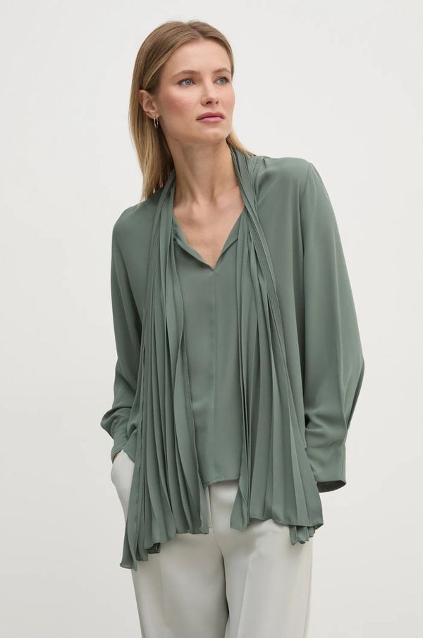 Sandro Ferrone Majica Sandro Ferrone ženska, zelena barva, SFS32YBEMAREC